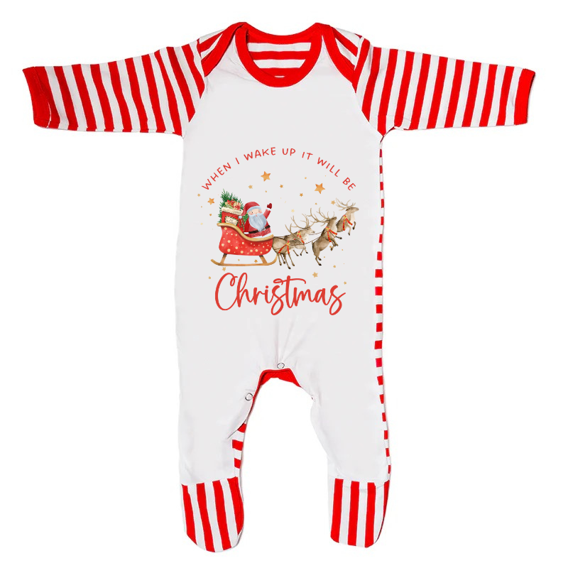 CHRISTMAS EVE BABY GROW