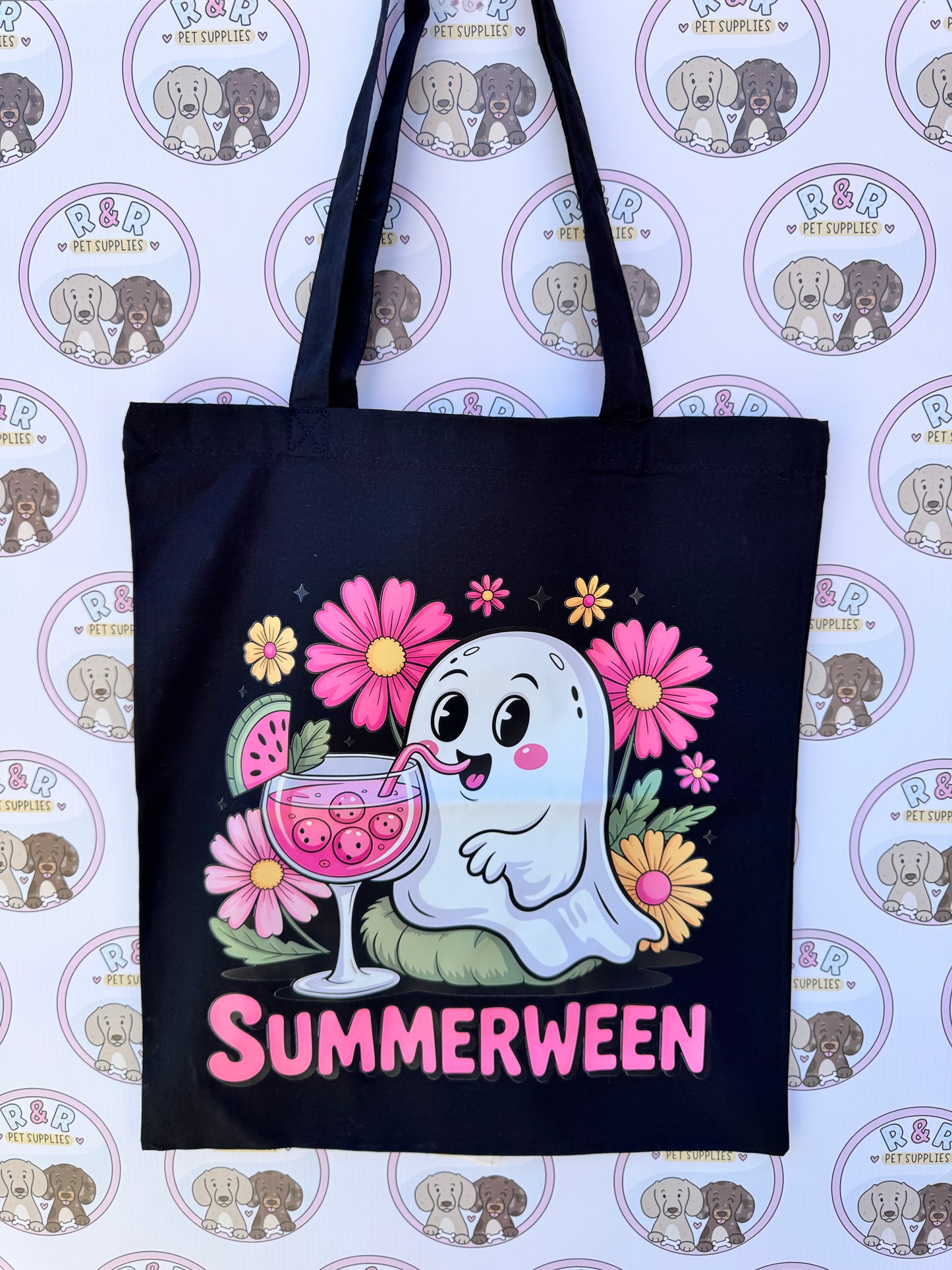 Black Summerween Tote Bag