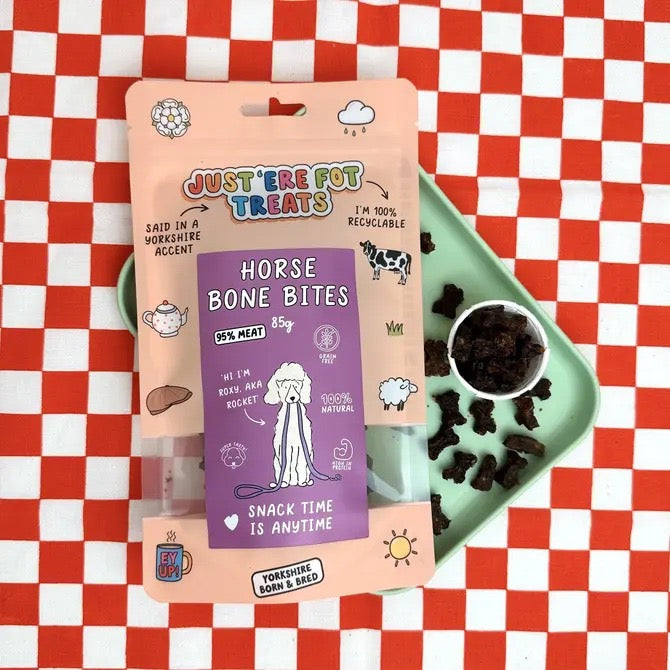NOWT FRIED BONE BITES – HORSE (85G)