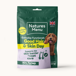 Natures Menu Functional Turkey Treats for Fur & Skin 40g