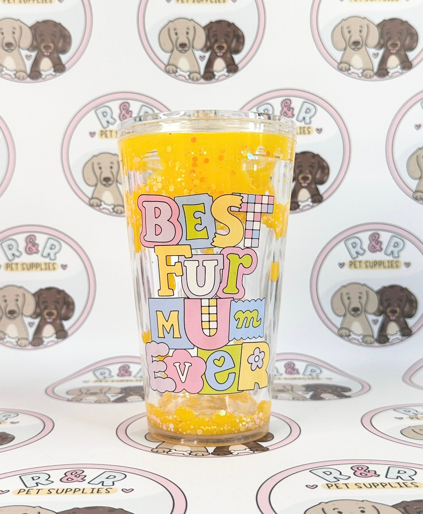 Best Fur Mum Lava Flow 16oz Tumbler