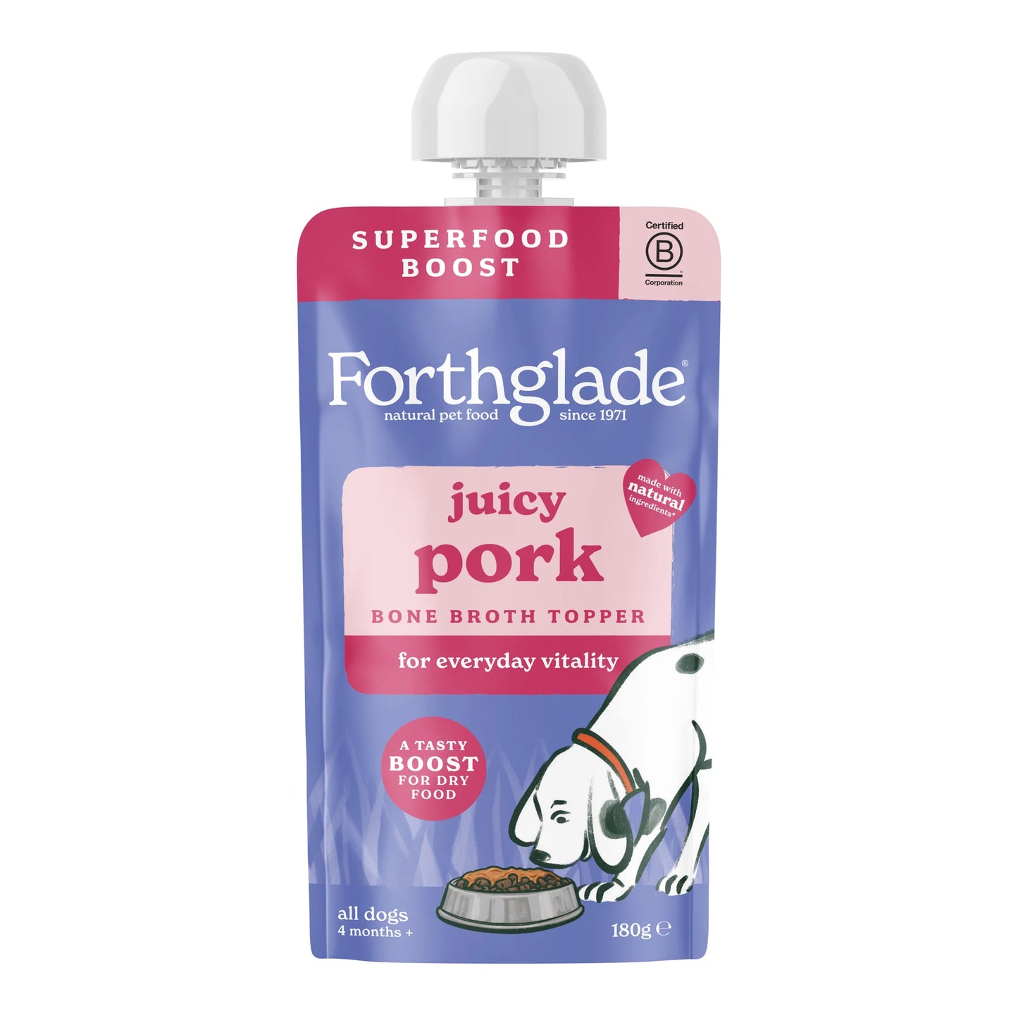 Forthglade Topper - Juicy Pork 180g
