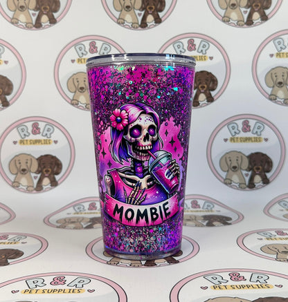 Mombie 16oz Tapered Snowglobe Tumbler