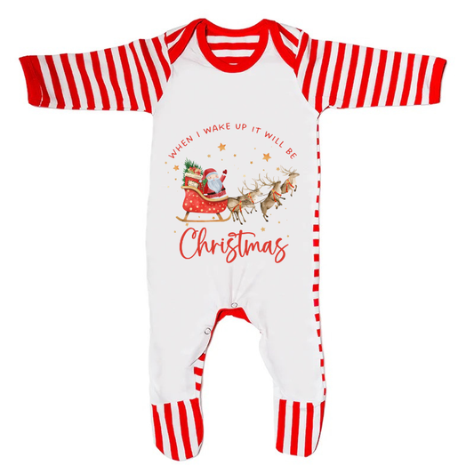 CHRISTMAS EVE BABY GROW