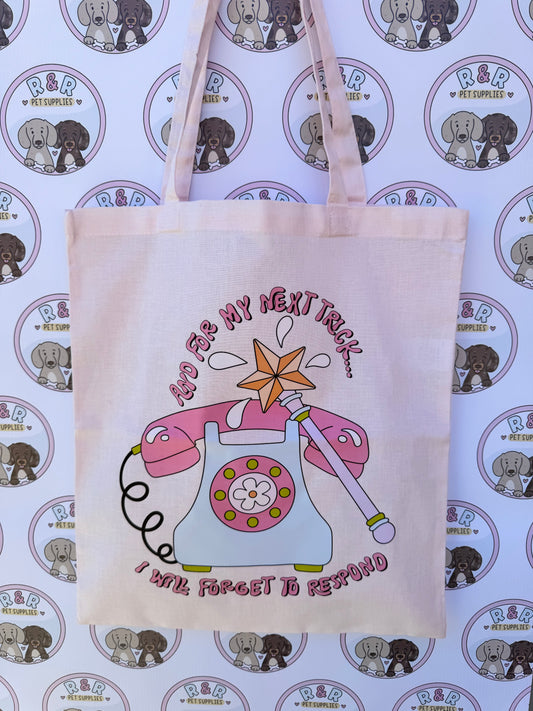 90's Phone Pink Tote Bag