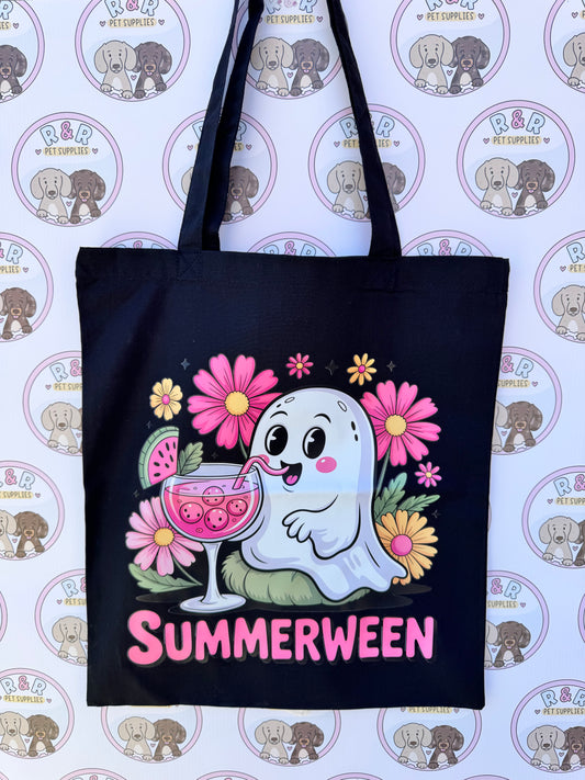 Black Summerween Tote Bag
