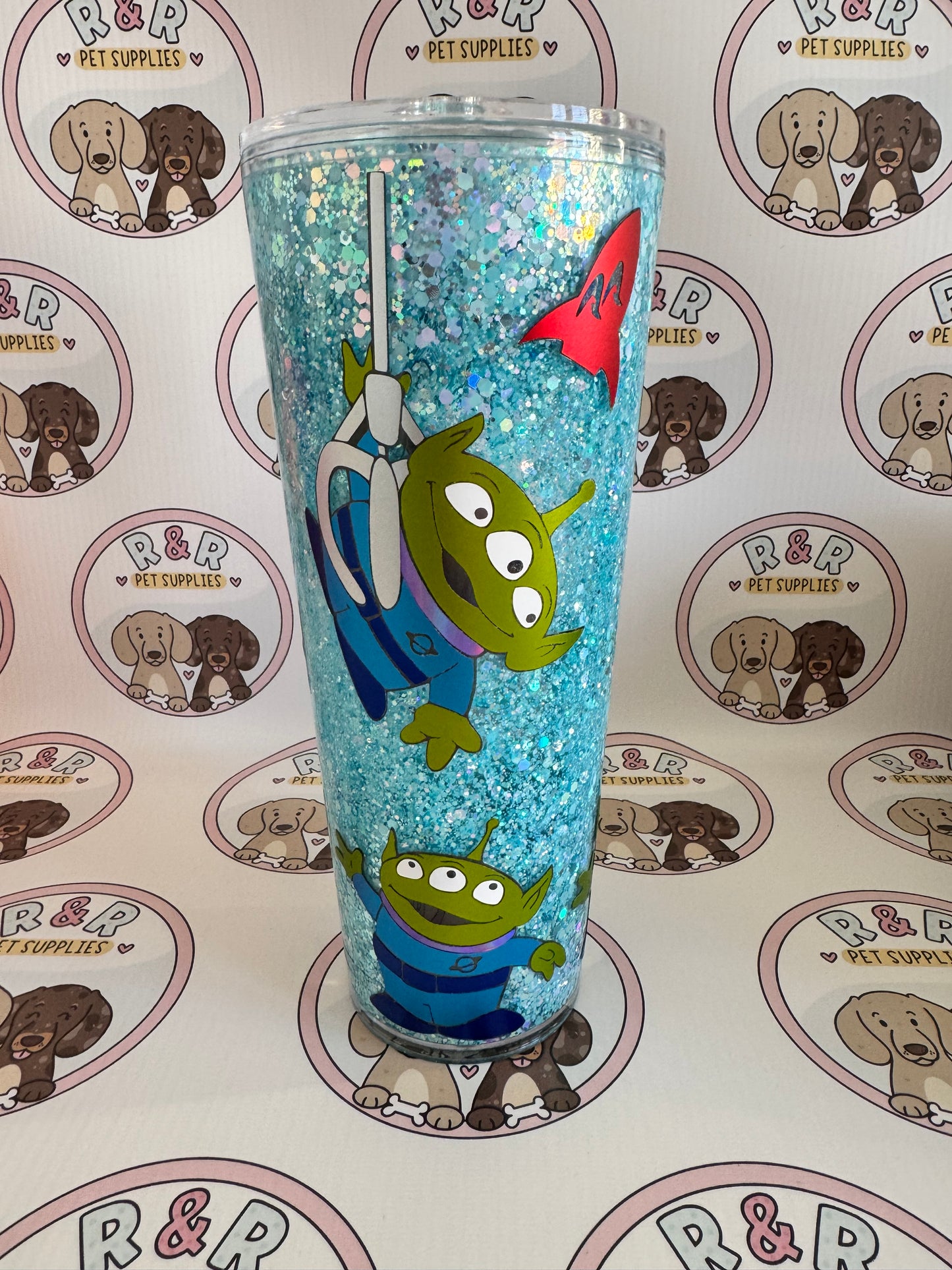TS Aliens 24oz Snowglobe Tumbler