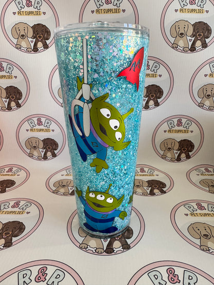 TS Aliens 24oz Snowglobe Tumbler