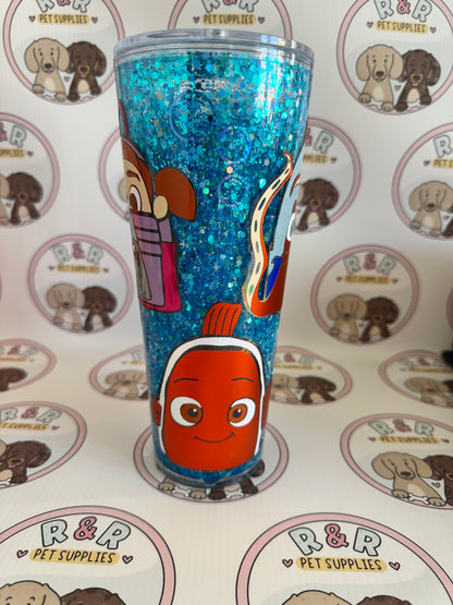 Sea Friends 24oz Snowglobe Tumbler
