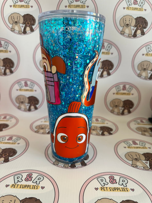 Sea Friends 24oz Snowglobe Tumbler