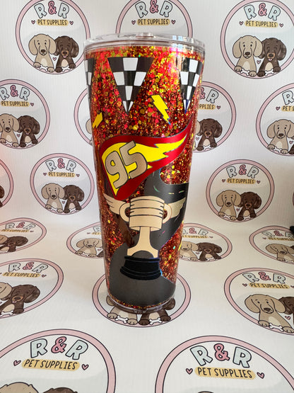 Life Is A Highway 24oz Snowglobe Tumbler