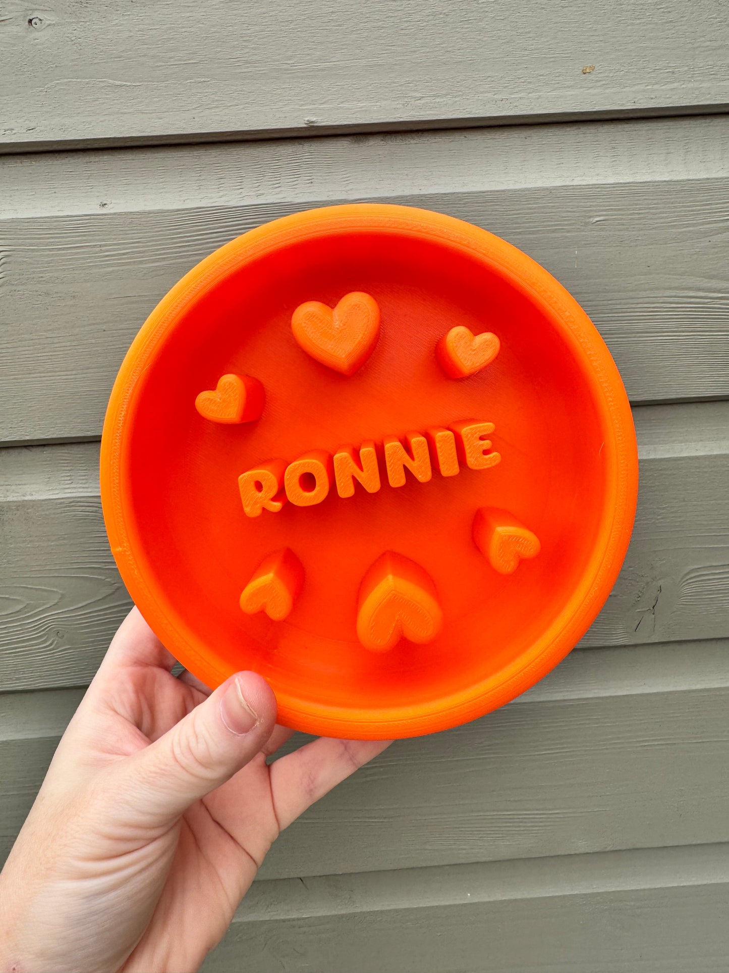 3D PRINTED PERSONALISED SLOW FEEDER DOG BOWL