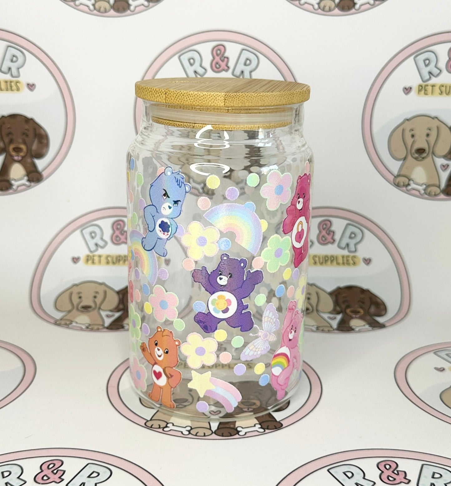 Care Bears 16oz Glass Beer Can Style Tumbler (oopsie cup - please check description)