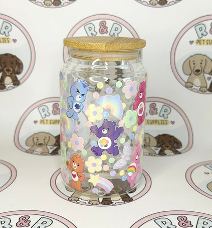 Care Bears 16oz Glass Beer Can Style Tumbler (oopsie cup - please check description)
