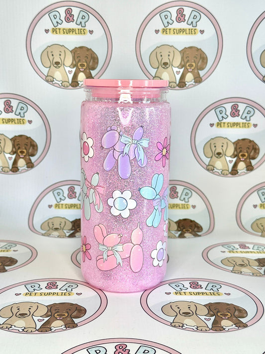 Pastel Balloon Dog No Globe Tumbler