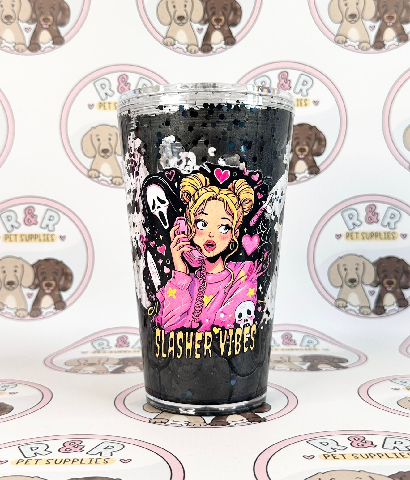 Slasher Vibes 16oz Lava Flow Tumbler