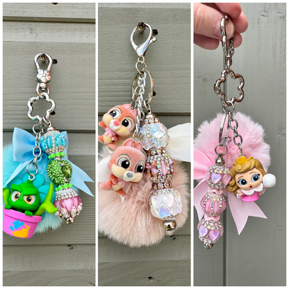 Character Beaded Bag Charms