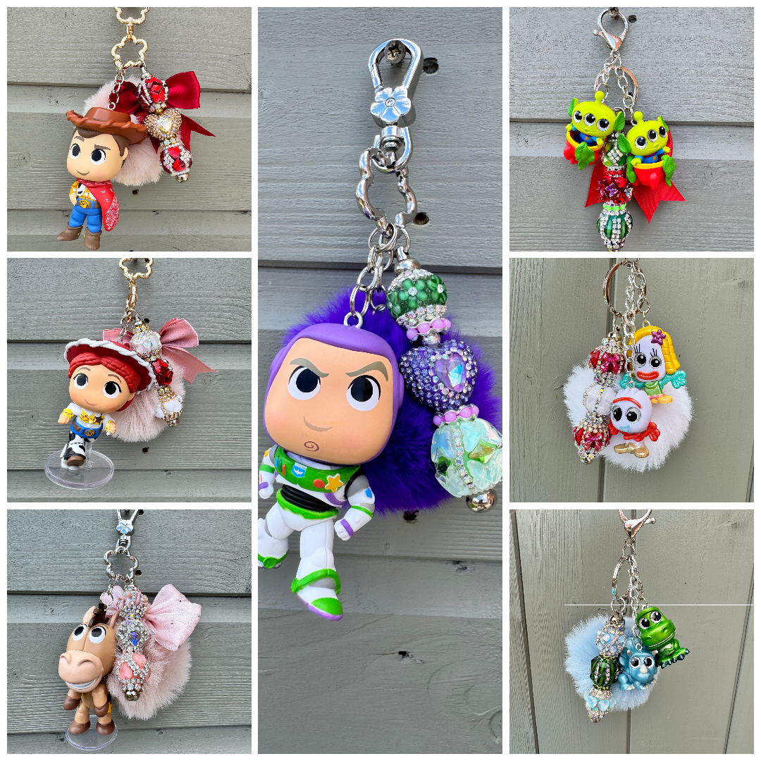 TS Beaded Bag Charms