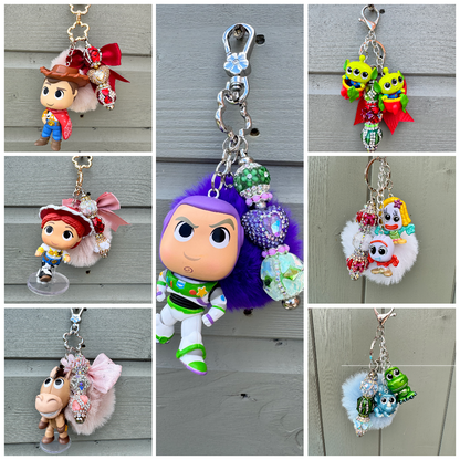 TS Beaded Bag Charms