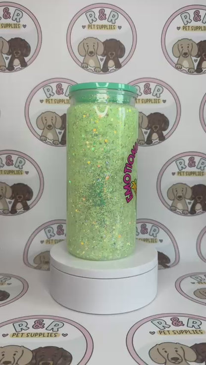 Support Pickle 16oz Snowglobe Tumbler