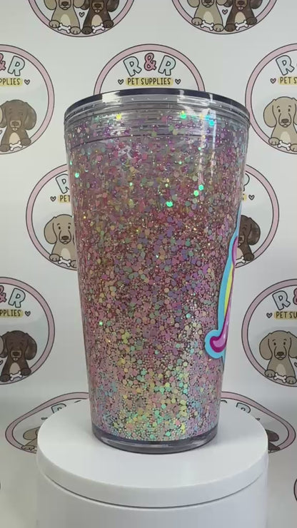 Slut Juice 16oz Tapered Snowglobe Tumbler (SECONDS - PLEASE READ DESCRIPTION)