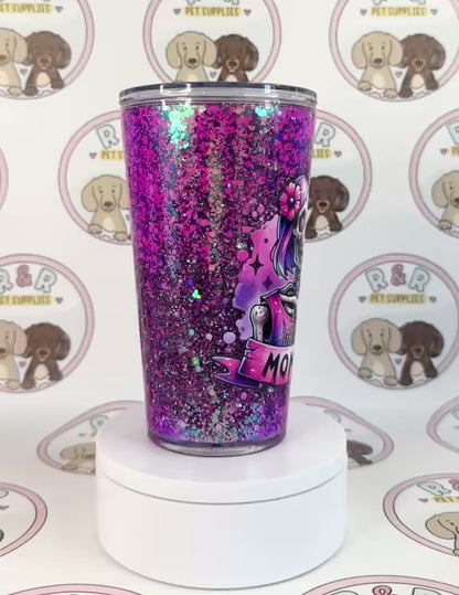 Mombie 16oz Tapered Snowglobe Tumbler